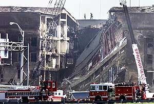 Pentagon on September 12, 2001