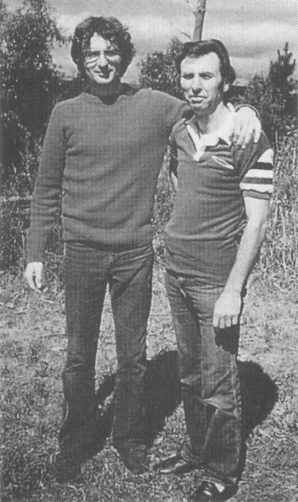 Photo of David Koresh and Clive Doyle